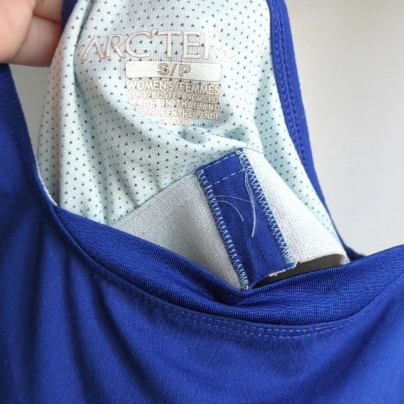 Arc'teryx blue athletic workout tank top women's size S small - Picture 3 of 7